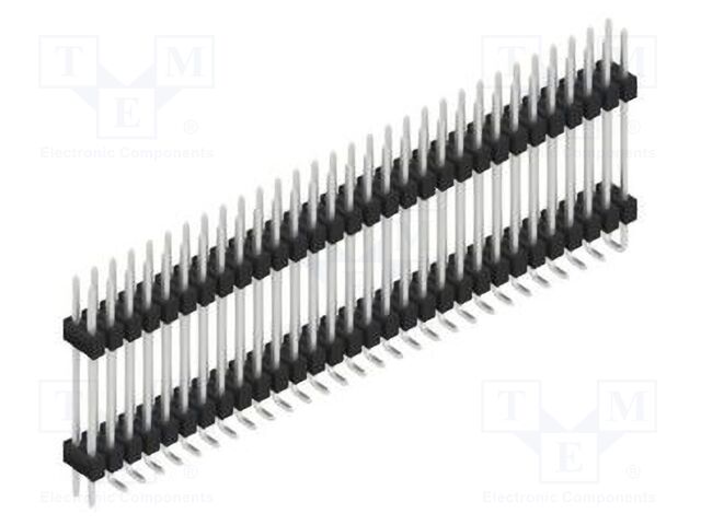 Connector: pin strips; pin header; male; PIN: 60; 2.54mm; SMT; 2x30