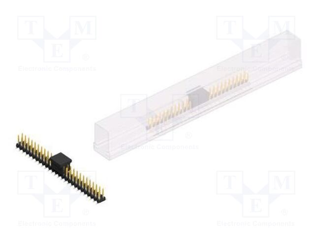 Connector: pin strips; pin header; male; PIN: 52; 2mm; SMT; 2x26