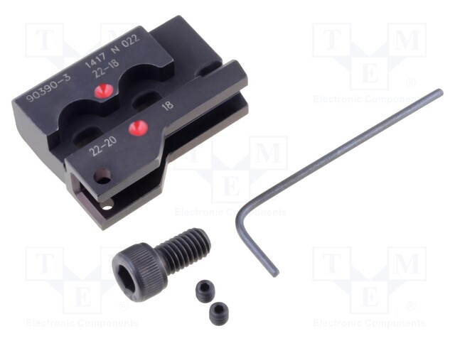 Spare part: crimping jaws; Series: ULTRA-FAST; Size: 22AWG÷16AWG