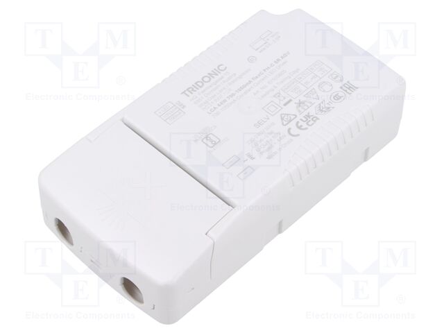 Power supply: switched-mode; LED; 44W; 28÷42VDC; 700÷1050mA; IP20