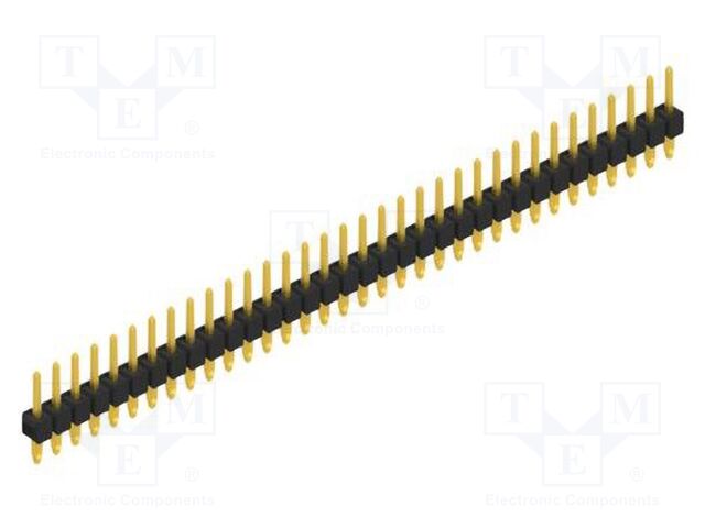 Connector: pin strips; pin header; male; PIN: 34; 2.54mm; THT; 1x34