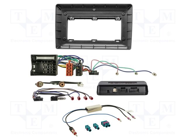 Adapter for control from steering wheel; VW,Škoda; black; 10"