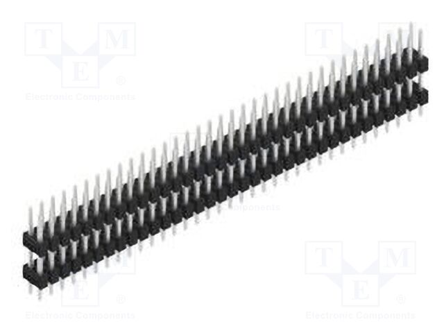Connector: pin strips; pin header; male; PIN: 70; 2.54mm; THT; 2x35