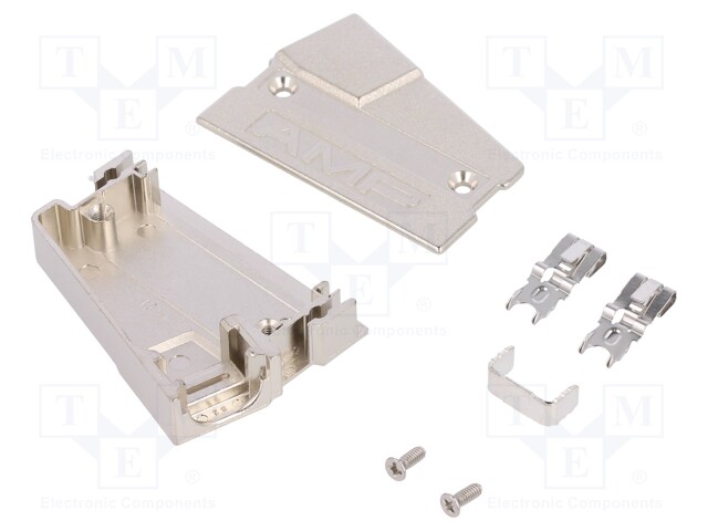 Plug housing; PIN: 50; shielded; Locking: latch; Mat: steel; angled