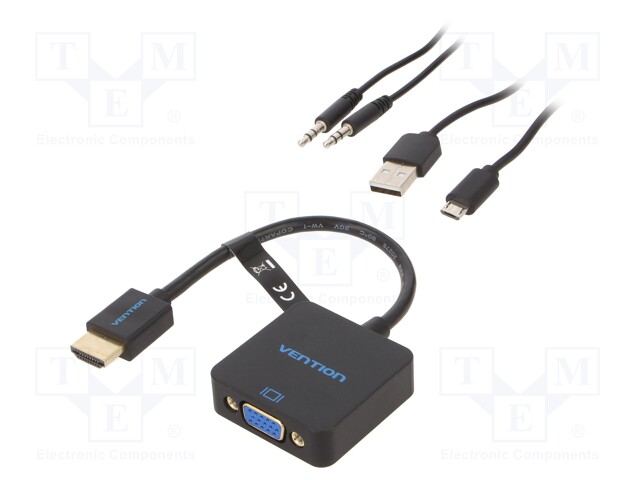 Cable; HDMI 1.4; 0.15m; black