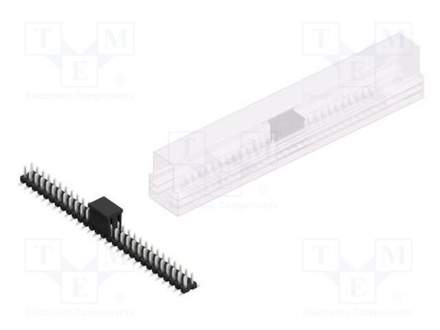 Connector: pin strips; pin header; male; PIN: 58; 2.54mm; SMT; 2x29