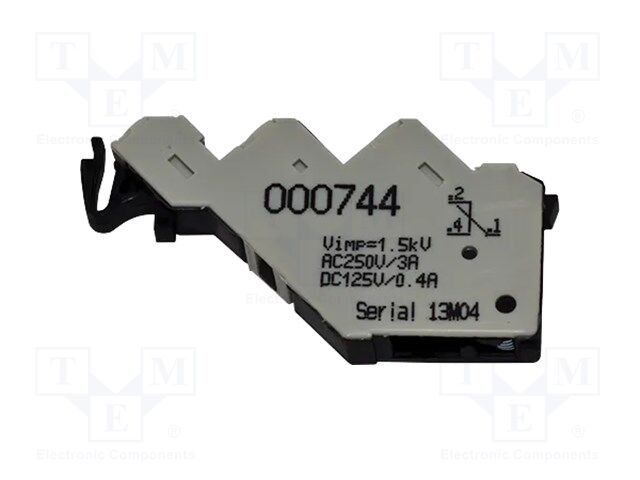 Signalling contacts; 230VAC; 4A; inside; Contacts: NC
