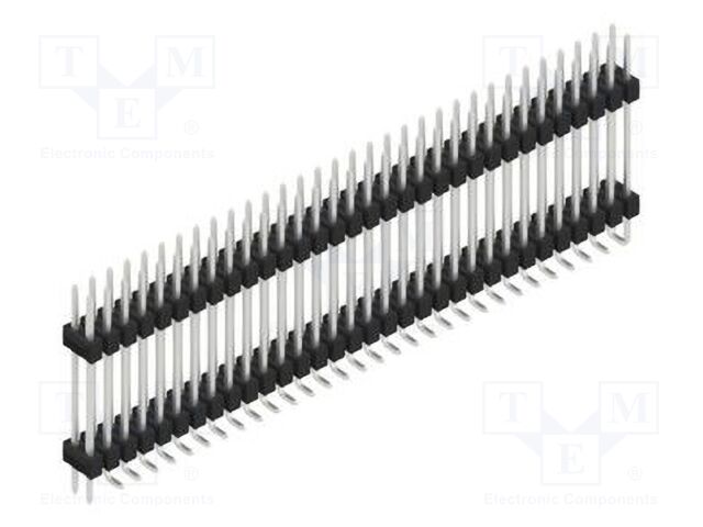 Connector: pin strips; pin header; male; PIN: 64; 2.54mm; SMT; 2x32