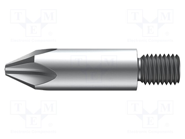 Screwdriver bit; Phillips; PH2; Overall len: 45mm; Mounting: M6