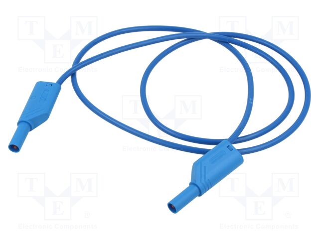 Test lead; 32A; banana plug with axial socket 4mm,both sides