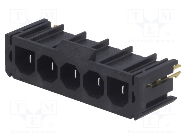 Connector: wire-board; SABRE; socket; male; PIN: 5; tinned; 18A; THT