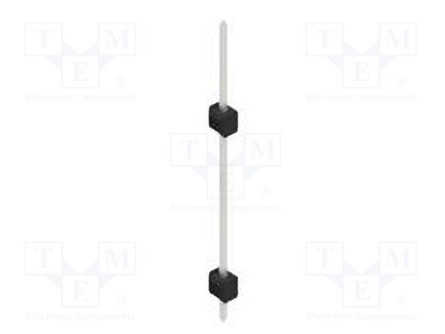 Connector: pin strips; pin header; male; PIN: 1; 2.54mm; THT; 1x1