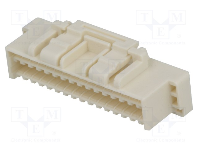 Plug; wire-board; female; CLIK-Mate; 1.5mm; PIN: 32; w/o contacts