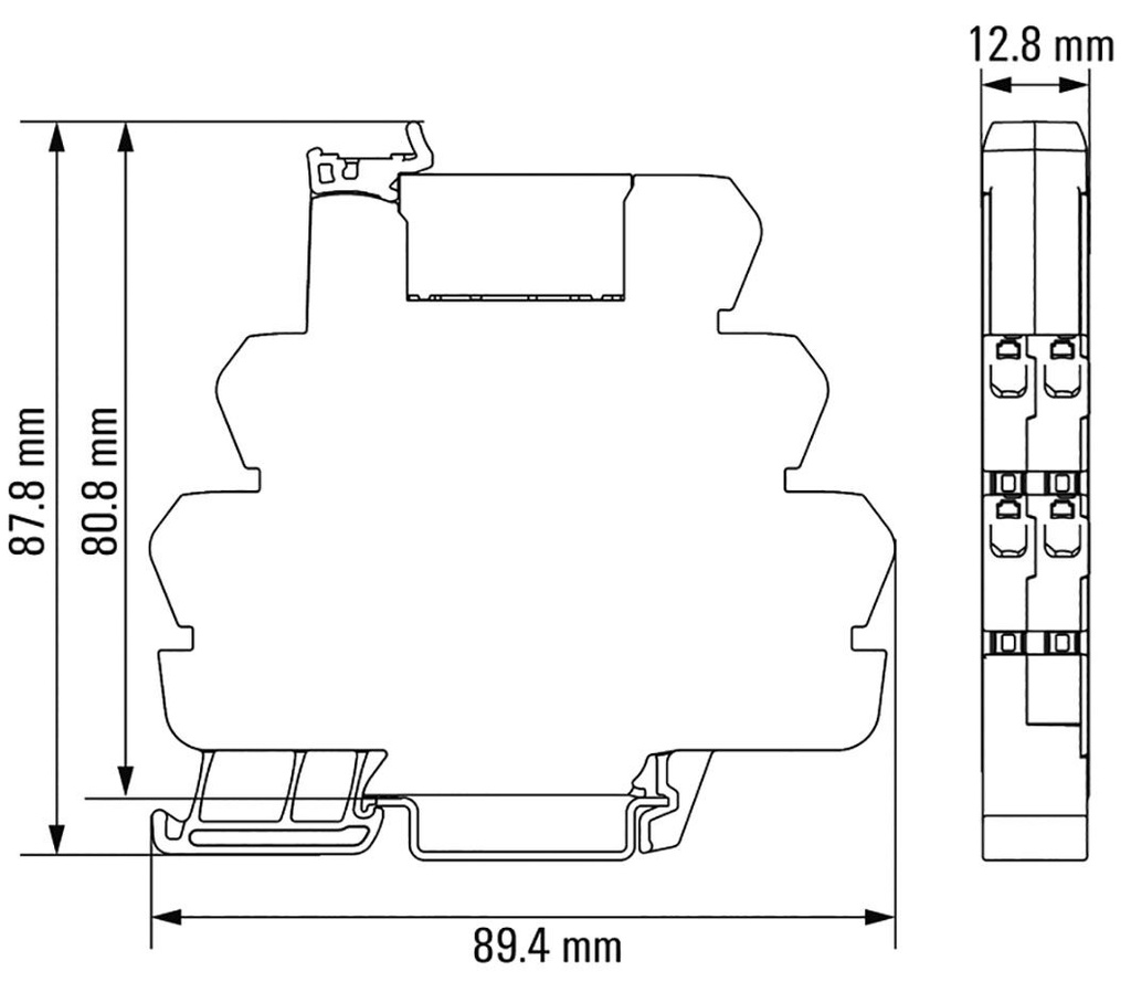 Relay: interface; SPST-NO; Ucntrl: 24VDC; 16A; DIN