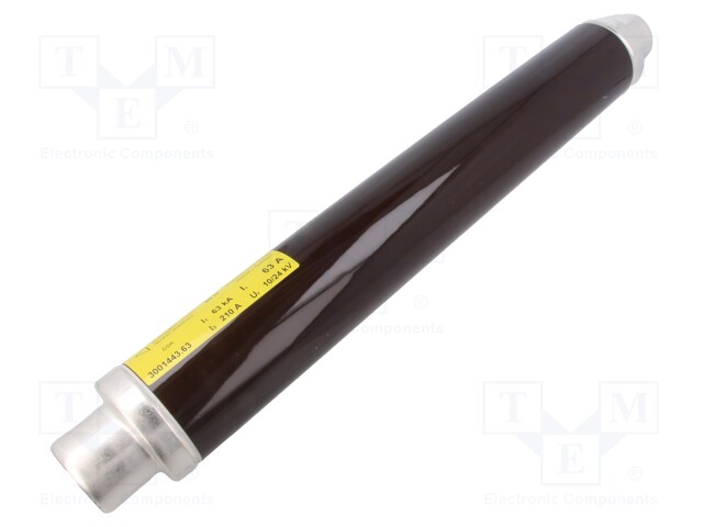 Fuse: fuse; 63A; 10kV; industrial; Imin.break: 210A