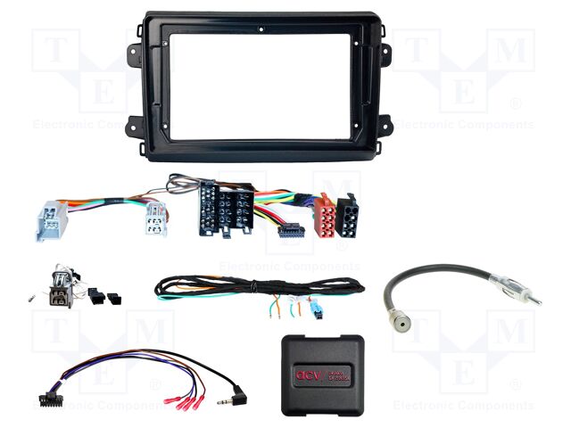 Adapter for control from steering wheel; black; 9"