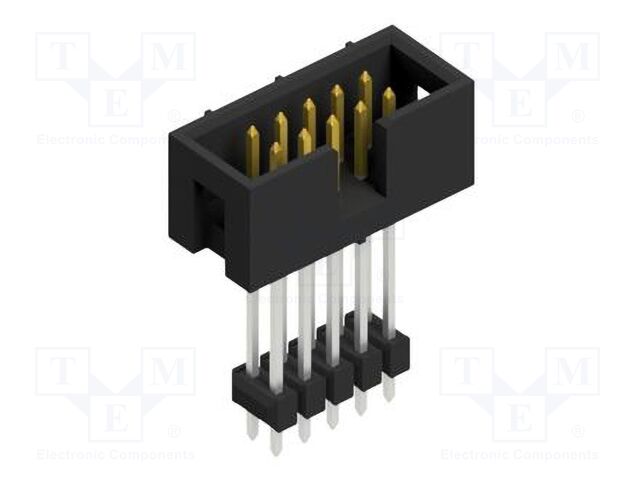 Connector: pin strips; pin header; male; PIN: 10; 2.54mm; THT; 2x5