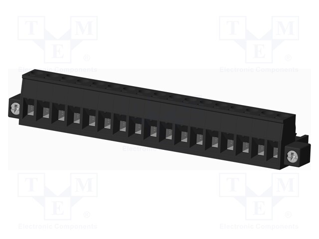 Connector: pluggable terminal block; plug; female; straight; 300V