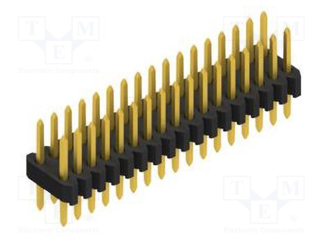 Connector: pin strips; pin header; male; PIN: 34; 1.27mm; THT; 2x17