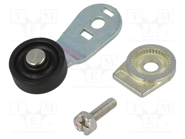 Driving head; lever R 40mm, plastic roller Ø20mm