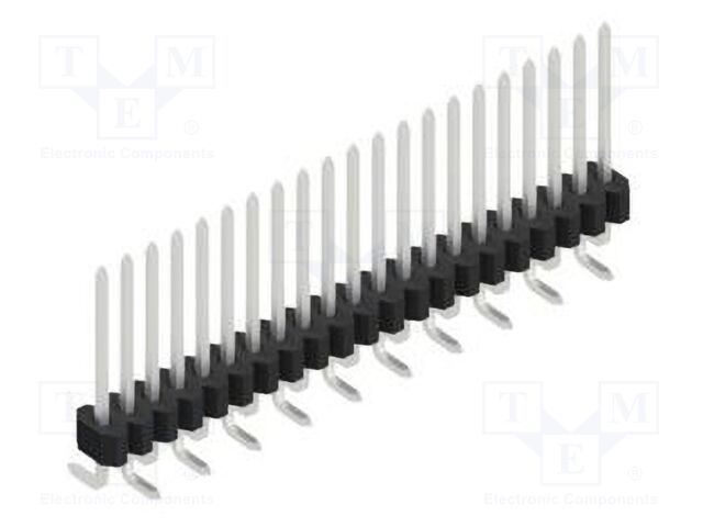Connector: pin strips; pin header; male; PIN: 21; 1.27mm; SMT; 1x21
