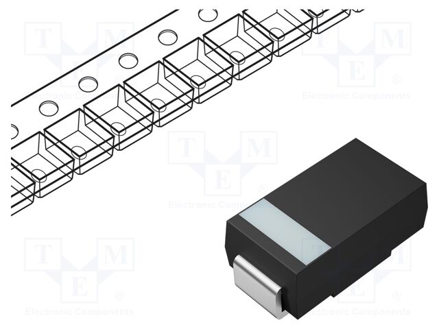 Diode: rectifying; SMD; 1kV; 3A; DO214AB,SMC; Ufmax: 1.1V; Ifsm: 100A