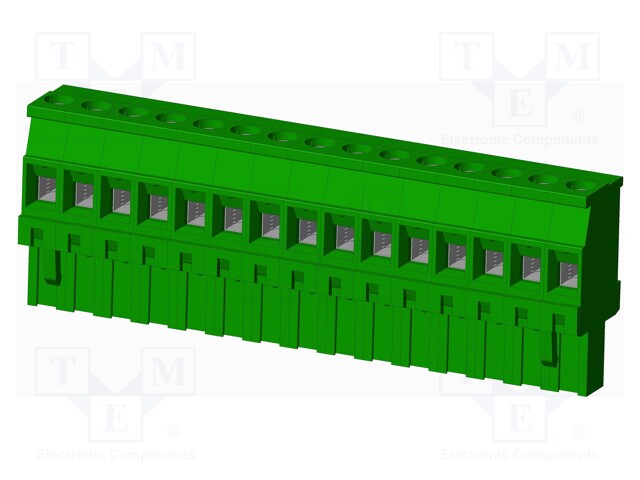 Connector: pluggable terminal block; plug; female; angled 90°