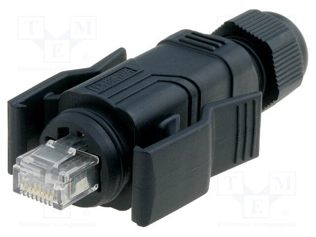 Plug; RJ45; Variosub; PIN: 8; gold-plated; Layout: 8p8c; 5÷8mm; IP67