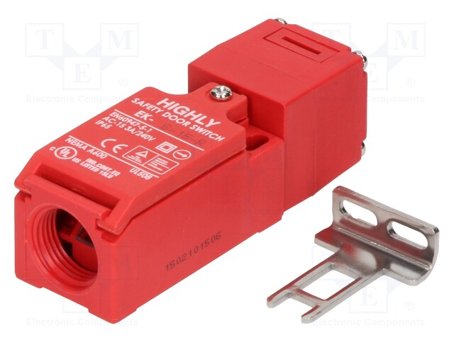 Safety switch: key operated; Series: EK; Contacts: NC; IP65