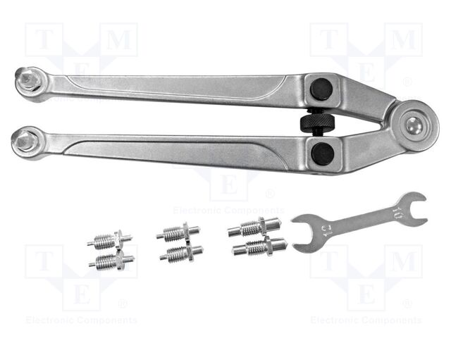 Wrench; adjustable; Application: nuts; HD