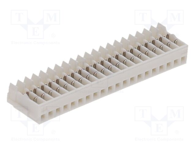 Connector: wire-board; -40÷105°C; angled; PIN: 20; IDC; female; Mini