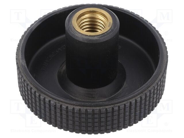 Knob; Ø: 70mm; Int.thread: M14; 20mm; H: 42mm; technopolymer (PP)
