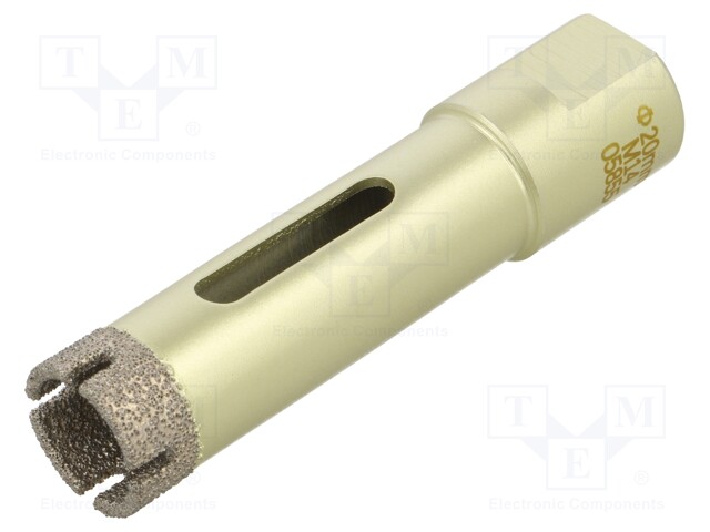 Diamond hole saw; glaze,ceramic tile; 20mm; Thread: M14