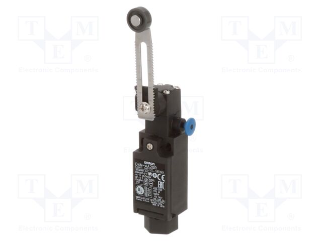 Limit switch; adjustable lever, roller; 10A; max.240VAC; PG13,5