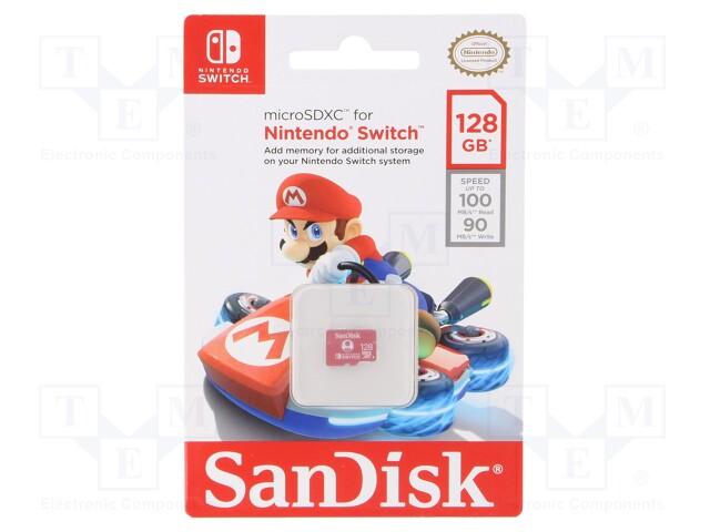 Memory card; Nintendo Switch; SD XC Micro; 128GB; Read: 100MB/s