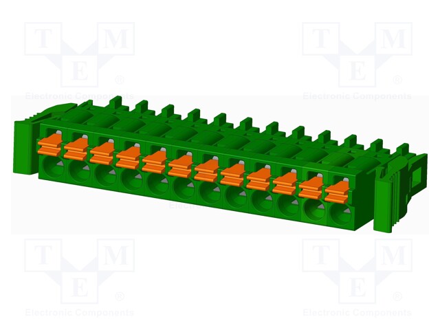 Connector: pluggable terminal block; plug; female; straight; 5.5A
