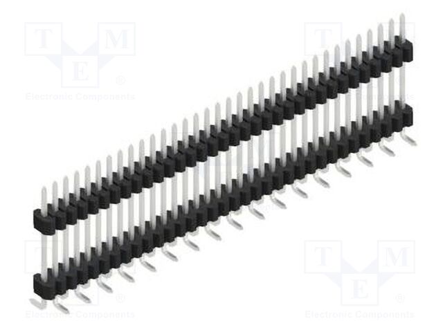 Connector: pin strips; pin header; male; PIN: 34; 1.27mm; SMT; 1x34