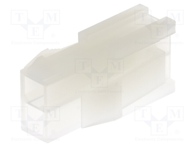 Plug; wire-wire; male; Mini-Fit Jr; 4.2mm; PIN: 2; w/o contacts