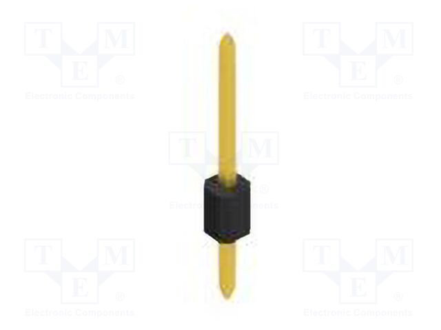 Connector: pin strips; pin header; male; PIN: 1; 1.27mm; THT; 1x1