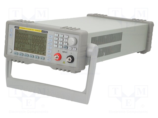 Device: electronic load; 0÷150V; 0.001÷60A; 600W; 215x89x507mm