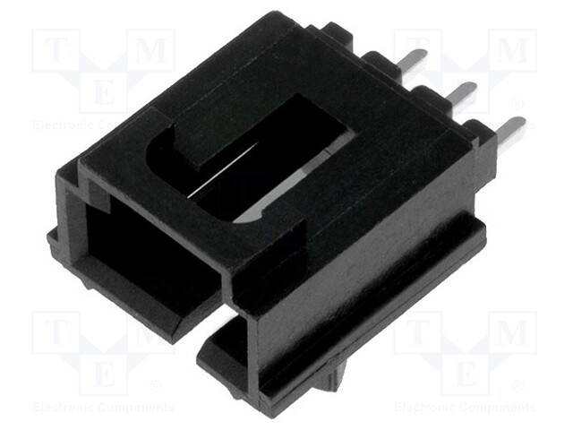 Socket; wire-board; male; SL; 2.54mm; PIN: 3; SMT; tinned; horizontal