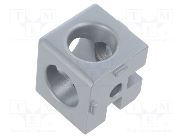 Mounting coupler; for profiles; hexagonal; W: 40mm; H: 40mm; L: 40mm
