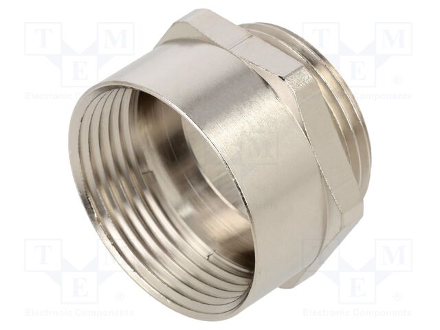 Thread adapter; Int.thread: PG21; Ext.thread: M25; brass