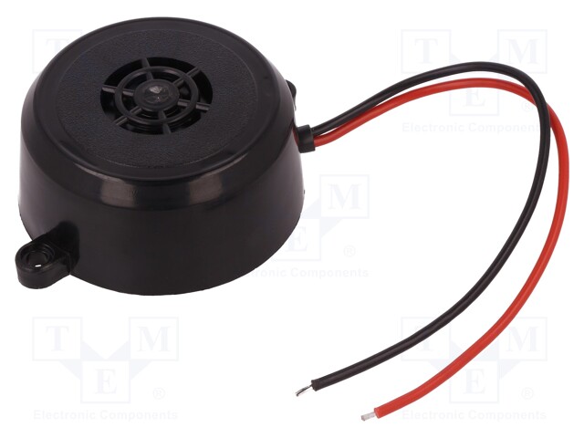 Sound transducer: piezo alarm; 12÷24VDC; Sound level: 100dB