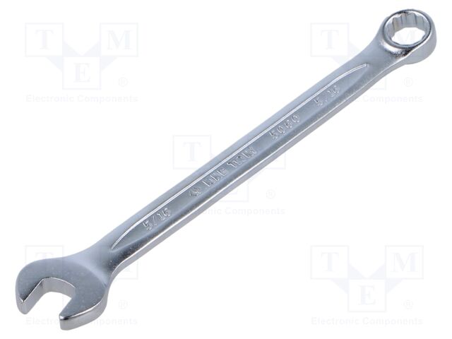Wrench; inch,combination spanner; Spanner: 5/16"