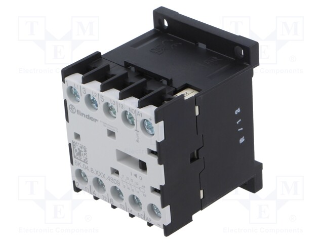 Contactor: 4-pole; for DIN rail mounting; 6K; IP20