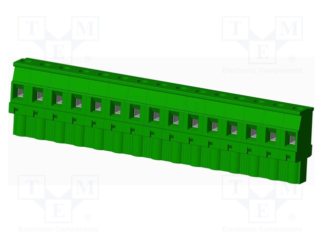 Connector: pluggable terminal block; plug; female; angled 90°