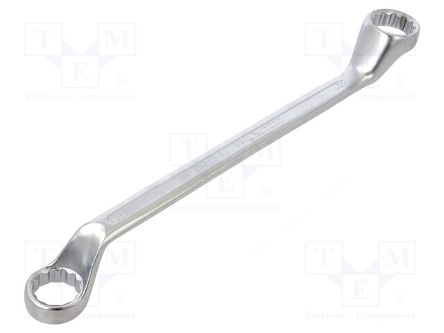 Wrench: ring; double-sided,bent; 24mm,27mm; L: 340mm; Gedore Red