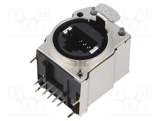 Connector: RJ45; socket; EMI; THT; 19.8x19.8mm; 8p8c; Cat: 6