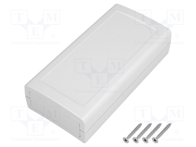 Enclosure: with panel; X: 60mm; Y: 120mm; Z: 31mm; ABS; grey; IP54